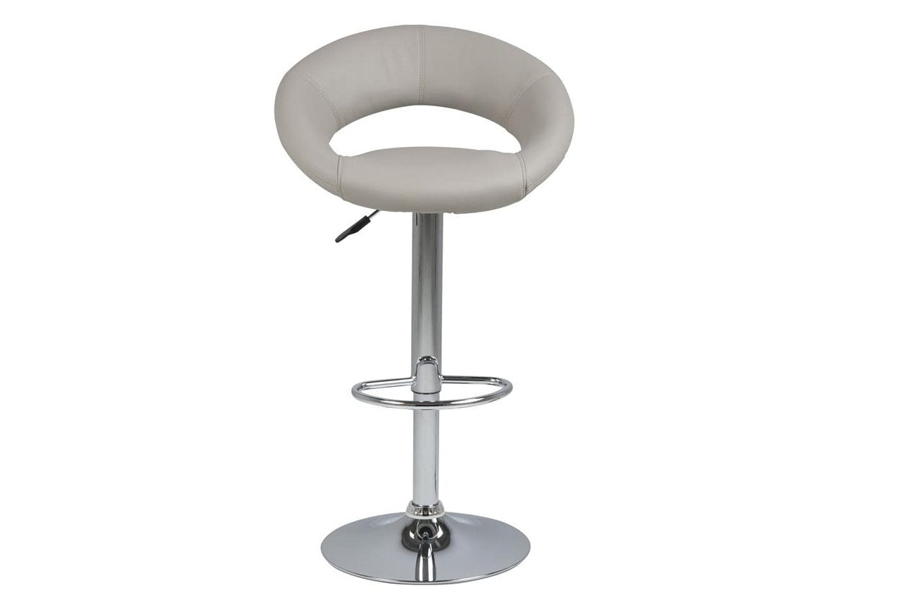 Sgabello da bar in ecopelle Plump Cappuccino (1)