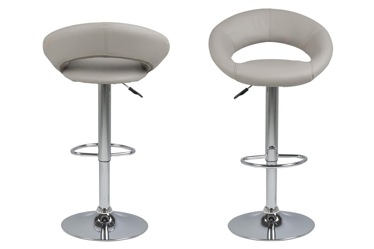 Sgabello da bar in ecopelle Plump Cappuccino (4)