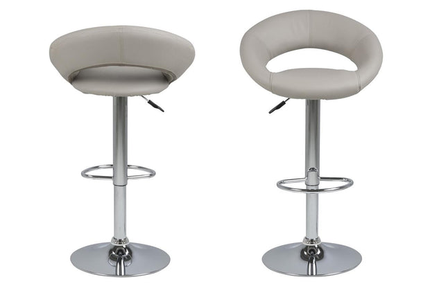 Sgabello da bar in ecopelle Plump Cappuccino (4)