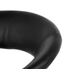 Actona Sgabello da bar in ecopelle Plump Nero