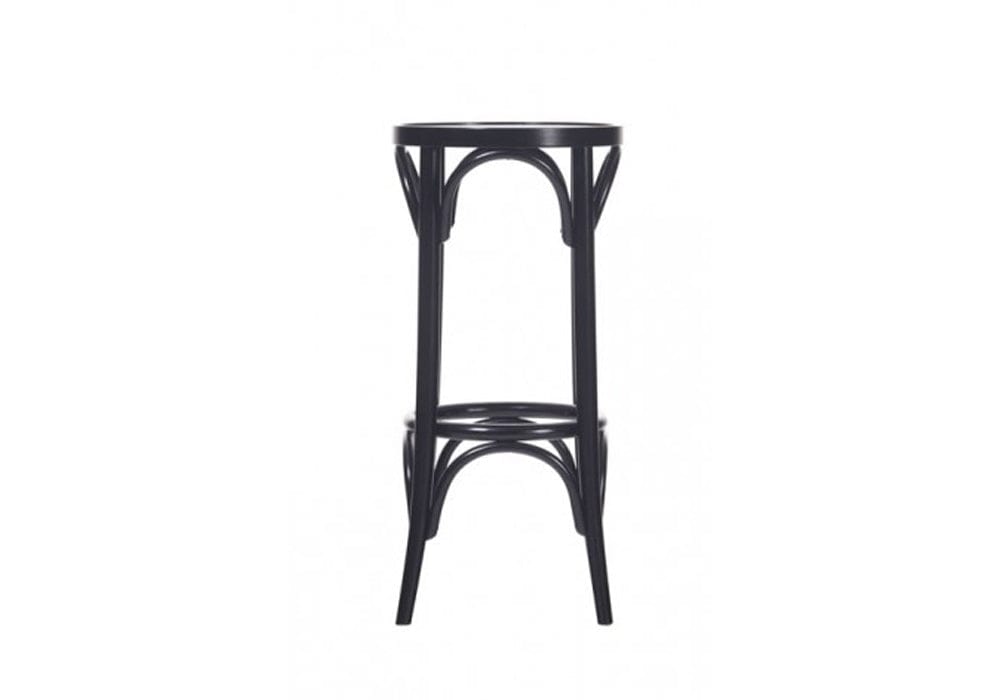 Ton Sgabello da bar in legno di faggio 73 Wenge, l47xl47xh78 cm