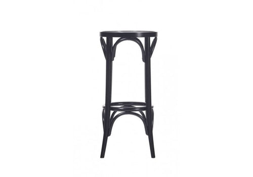 Ton Sgabello da bar in legno di faggio 73 Wenge, l47xl47xh78 cm