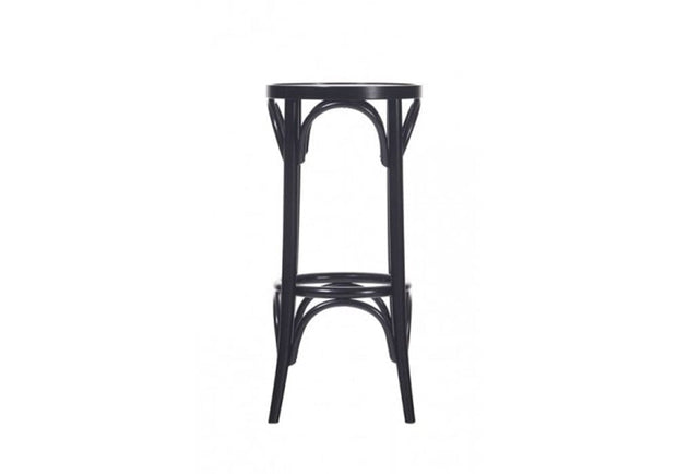 Ton Sgabello da bar in legno di faggio 73 Wenge, l47xl47xh78 cm
