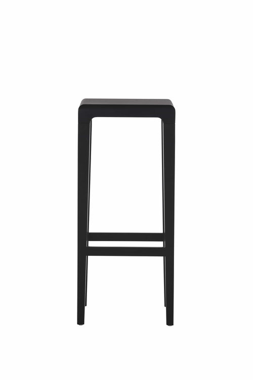 Ton Sgabello da bar in rovere Rioja Black High, l32xl32xh80 cm