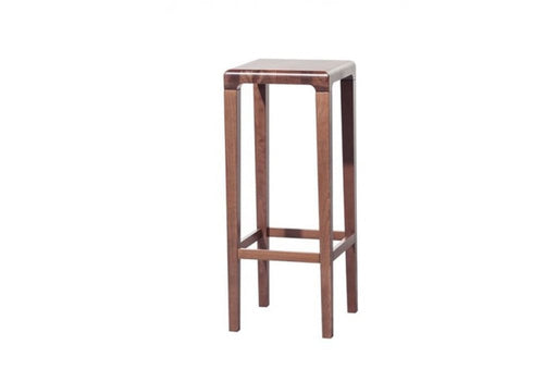 Ton Sgabello da bar in rovere Rioja Brown High, l32xl32xh80 cm