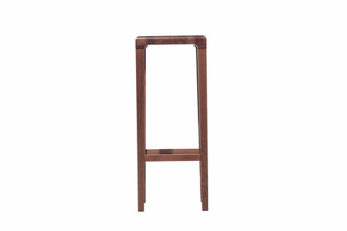 Ton Sgabello da bar in rovere Rioja Brown High, l32xl32xh80 cm