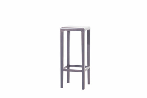 Ton Sgabello da bar in rovere Rioja Grey High, l32xl32xh80 cm