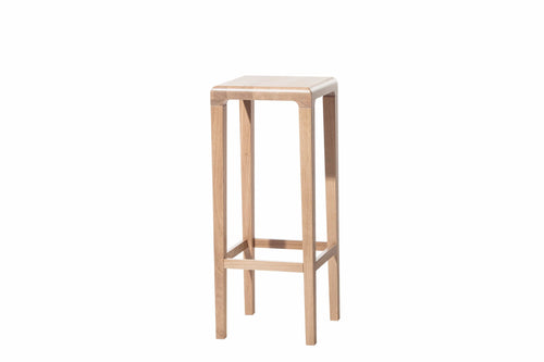 Ton Sgabello da bar in rovere Rioja Natural High, l32xl32xh80 cm