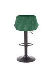 Halmar Sgabello da bar in velluto Hoku-101 Verde