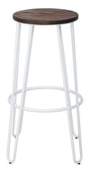 Sgabello Detroit Simple Set 2 Pz Bianco cm Ø 39x76 (2)