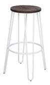 Sgabello Detroit Simple Set 2 Pz Bianco cm Ø 39x76 (3)