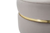 Sgabello Paris Grigio/Gold cm Ø 35x40,5 (3)