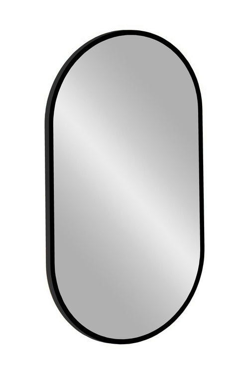Comad Specchio bagno con illuminazione a LED Apollo Nero