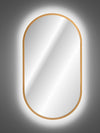 Comad Specchio bagno con illuminazione a LED Apollo Oro