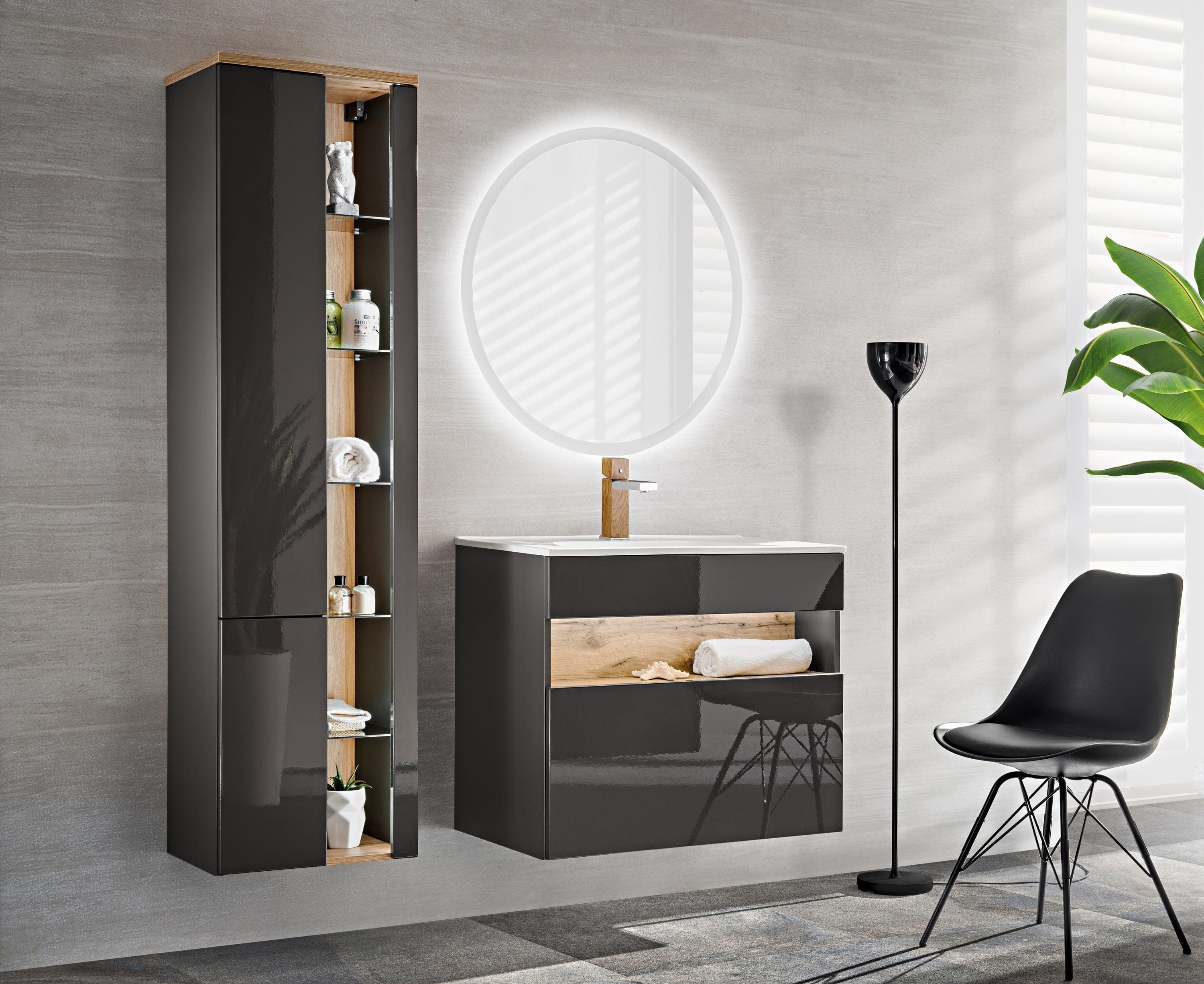 Specchio bagno con illuminazione a LED Venus Bianco (2)