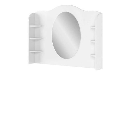 Lenart Specchio da parete per bambini/adolescenti Luna 06 Bianco