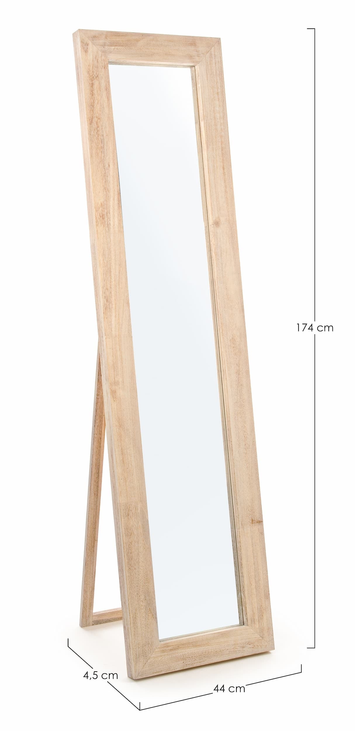 Bizzotto Specchio da terra Tiziano 2415 Rectangle ST Naturale
