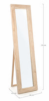 Bizzotto Specchio da terra Tiziano 2415 Rectangle ST Naturale