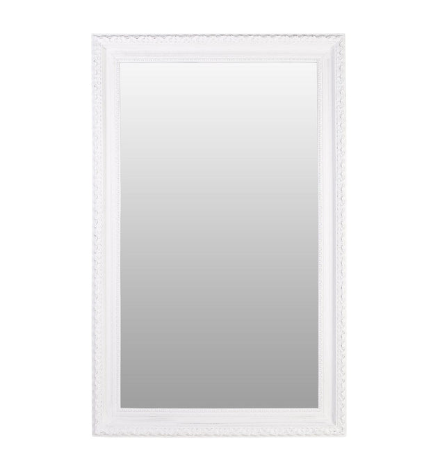 Specchio Dakota Rectangular Alto Bianco