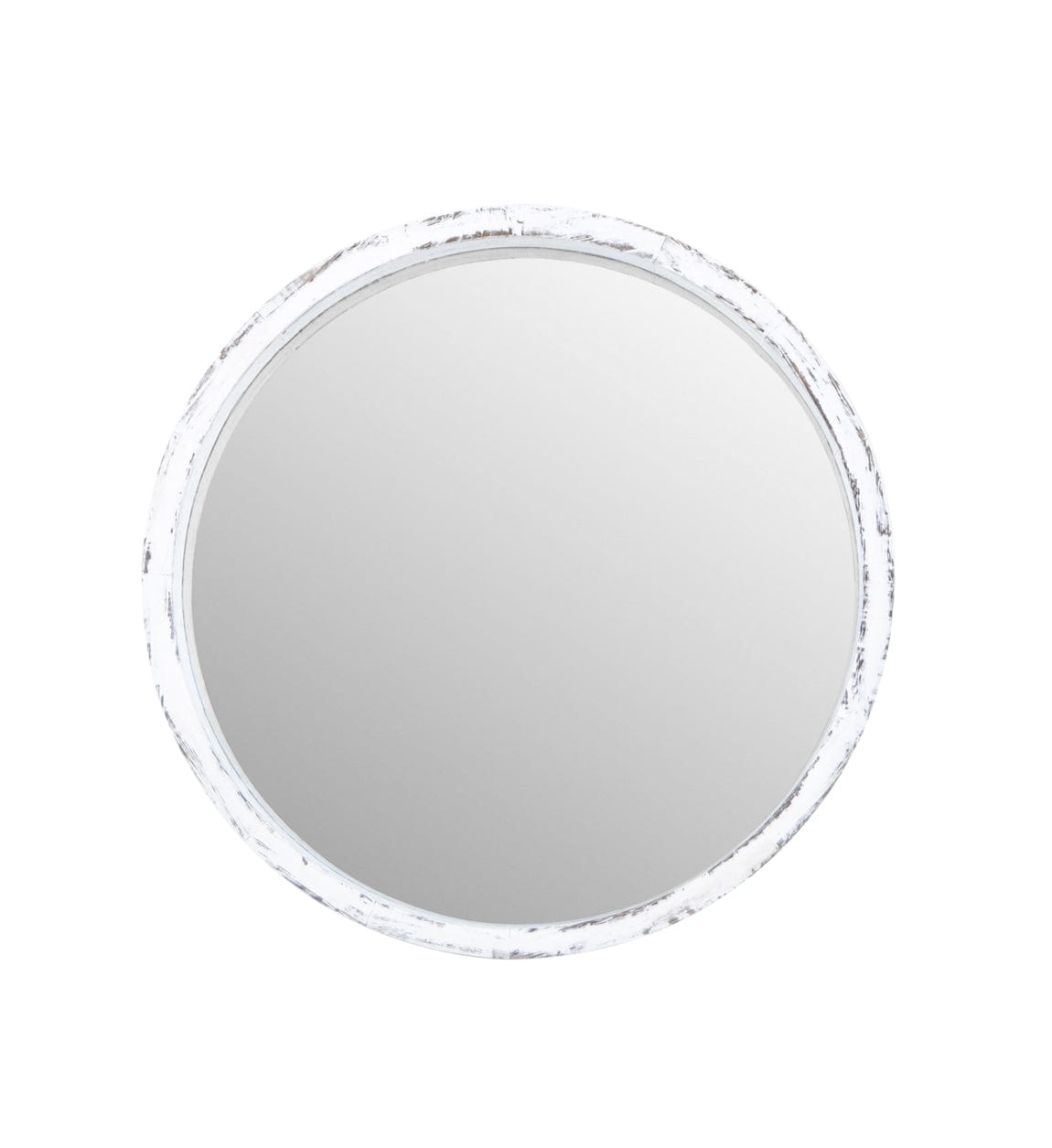 Specchio Dakota Round Piccola Bianco