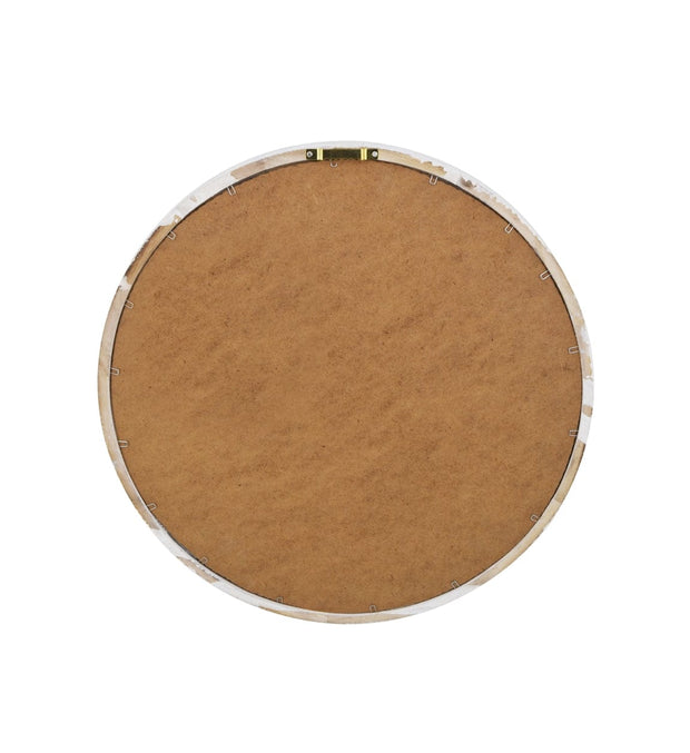 Specchio Dakota Round Piccola Bianco (2)