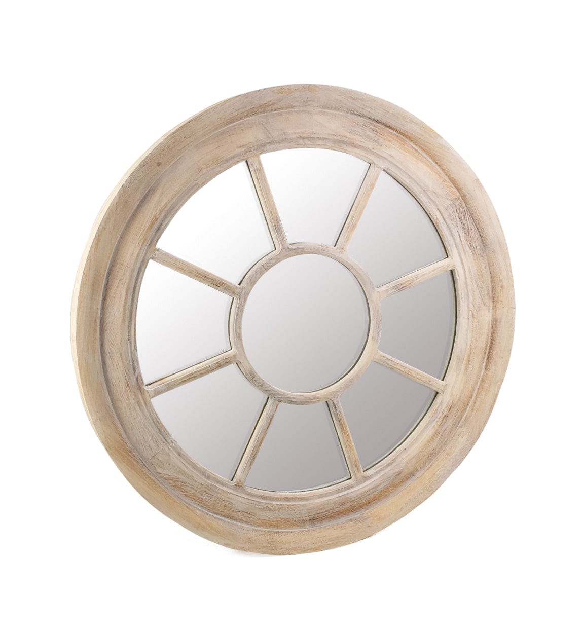 Specchio Dakota Wheel Naturale
