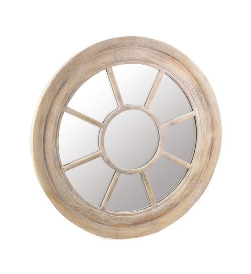Specchio Dakota Wheel Naturale