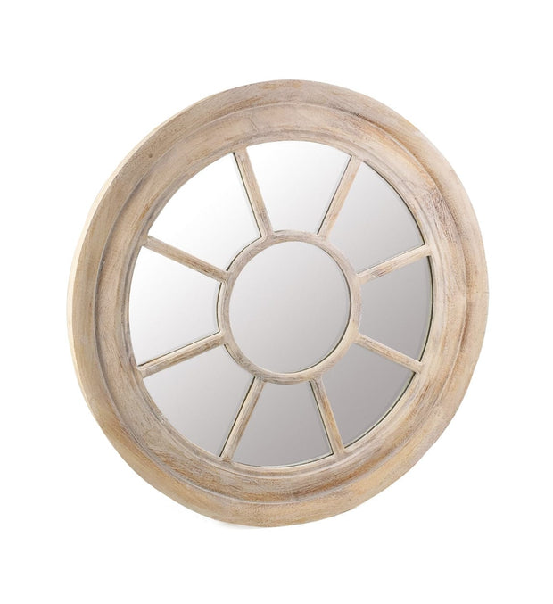 Specchio Dakota Wheel Naturale