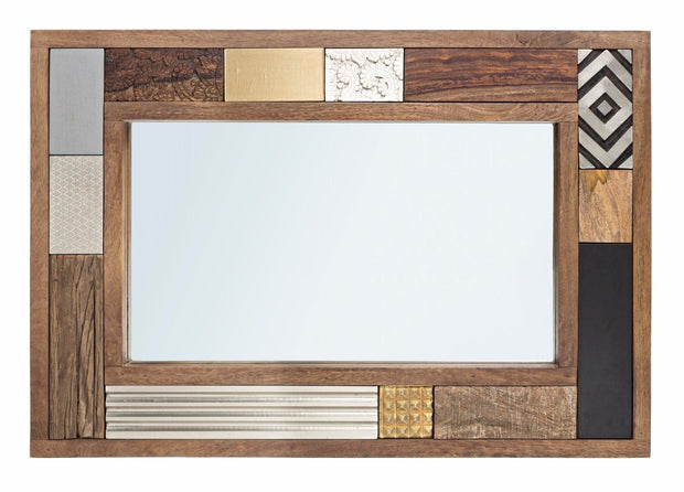 Bizzotto Specchio Dhaval Rectangle Multicolore