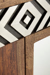 Bizzotto Specchio Dhaval Rectangle Multicolore