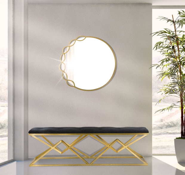 Specchio Eleonor cm 73,5x2x72 (Misura Specchio cm Ø 66) (5)