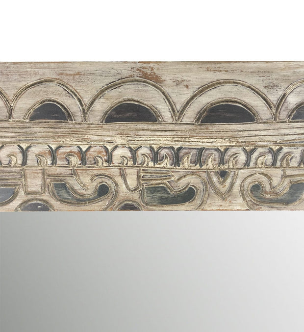 Specchio Ethnic Carved Naturale (2)