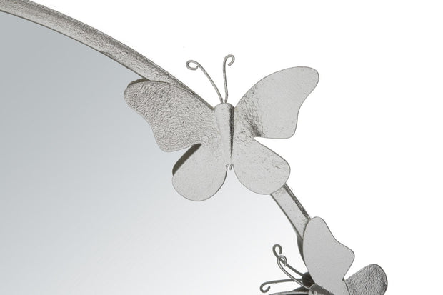 Specchio Farfalle Round Silver cm Ø 74x4x75 (2)