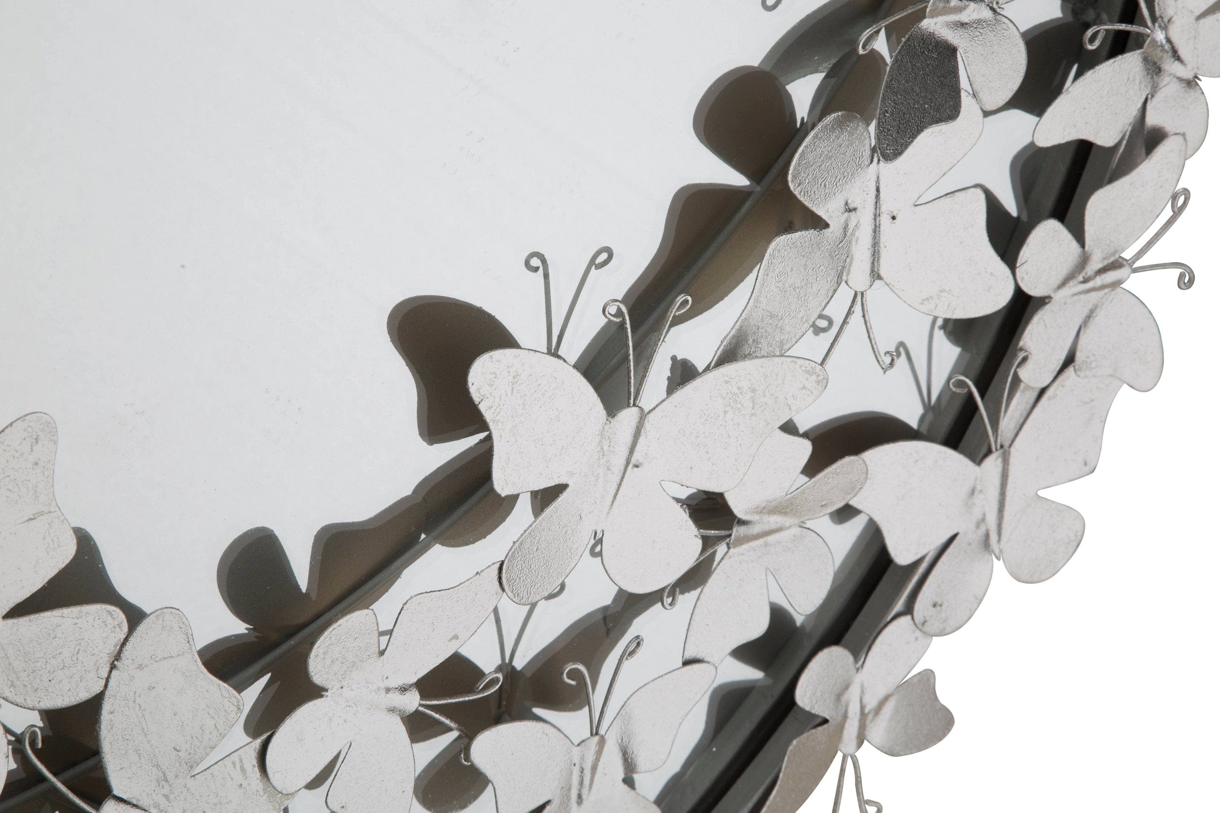 Specchio Farfalle Round Silver cm Ø 91x3x94 (3)