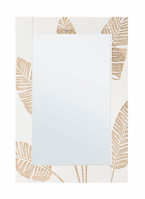 Bizzotto Specchio Folium Bianco