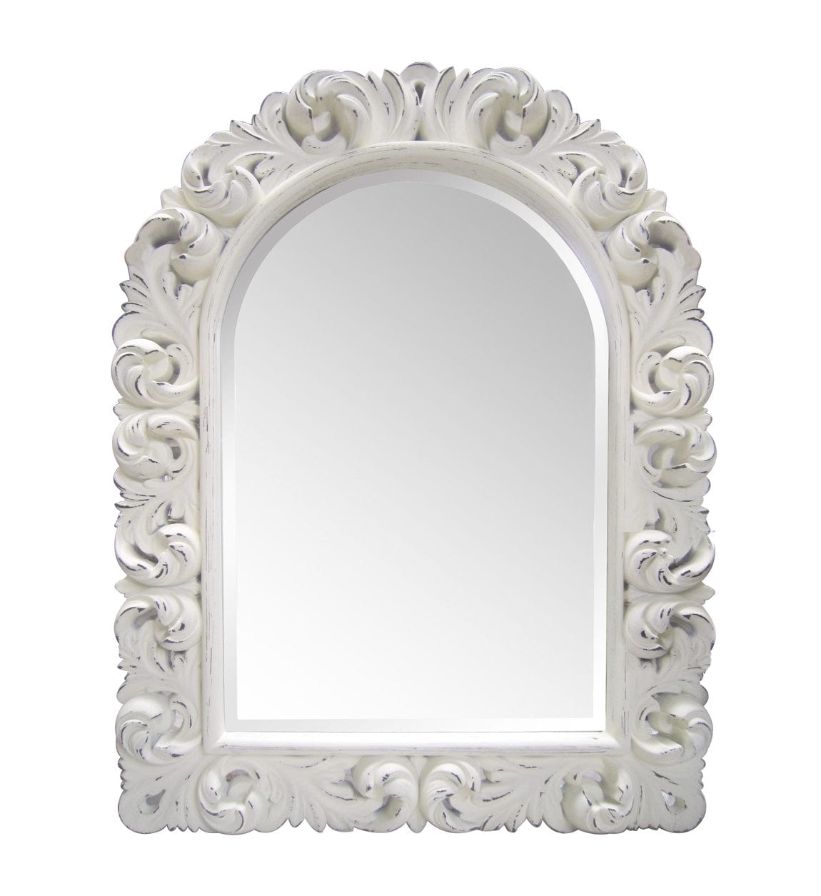 Specchio Half Arch Bianco