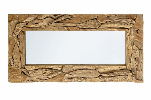 Bizzotto Specchio Raven Rectangle Naturale