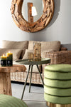 Bizzotto Specchio Raven Round Naturale