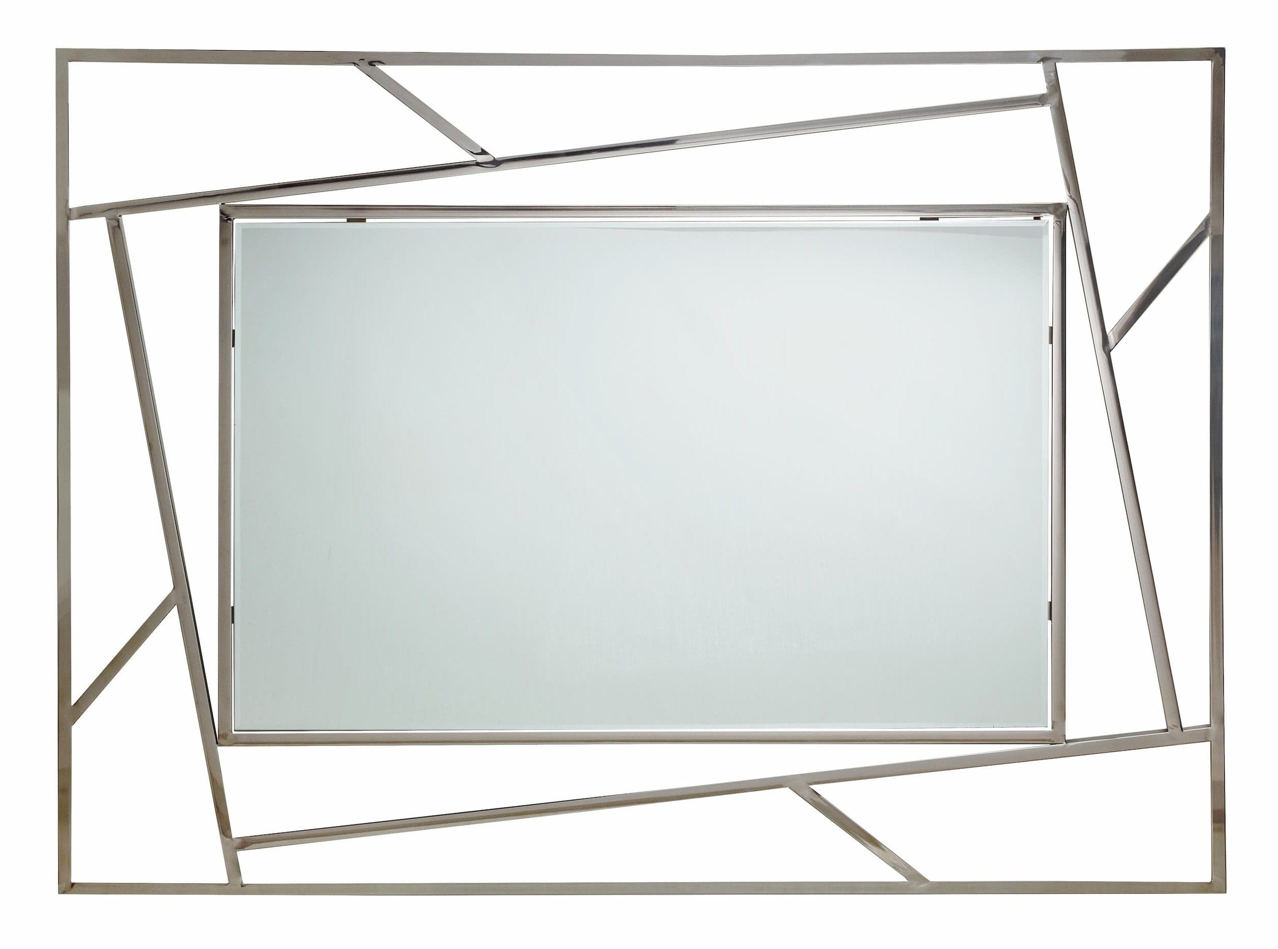 Bizzotto Specchio Rayan Rectangle Cromo
