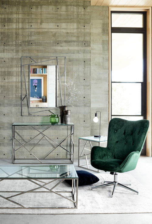 Bizzotto Specchio Rayan Rectangle Cromo