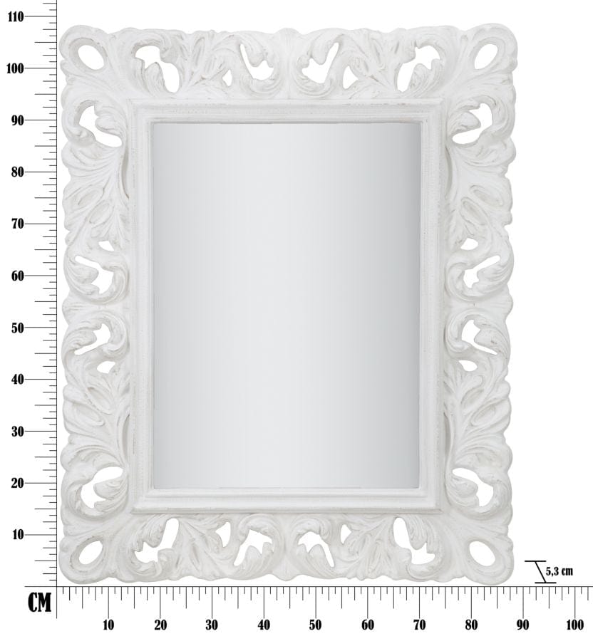 Specchio Tolosa cm 88x5,3x108 (Misura Specchio cm 54x73) (6)