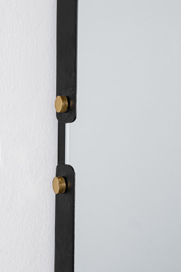 Bizzotto Specchio Zeina Oval Nero
