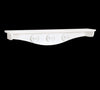 Struttura per lettino Baby Cotton bianco, l86xl18xh15 cm