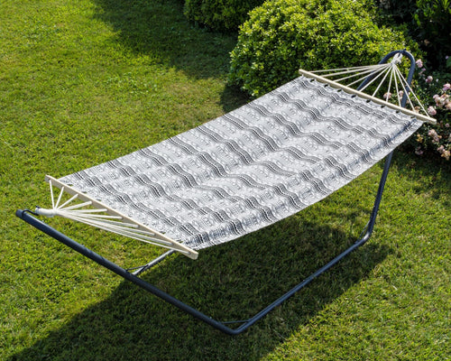 Bizzotto Supporto per amaca da giardino Stela Nero