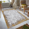 Tappeto Alex 2632A Bianco & ASRGRP-COVOR-ALEX-2632A-ALB-GRI-MUSTARIU