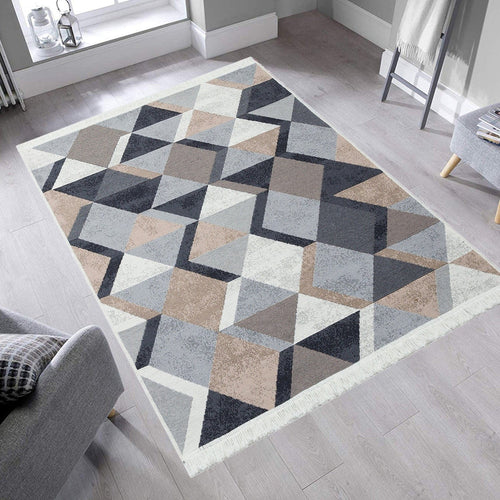Tappeto Arlie AR-10 Beige & ASRGRP-COVOR-ARLIE-AR-10-BEJ-NEGRU-ALB