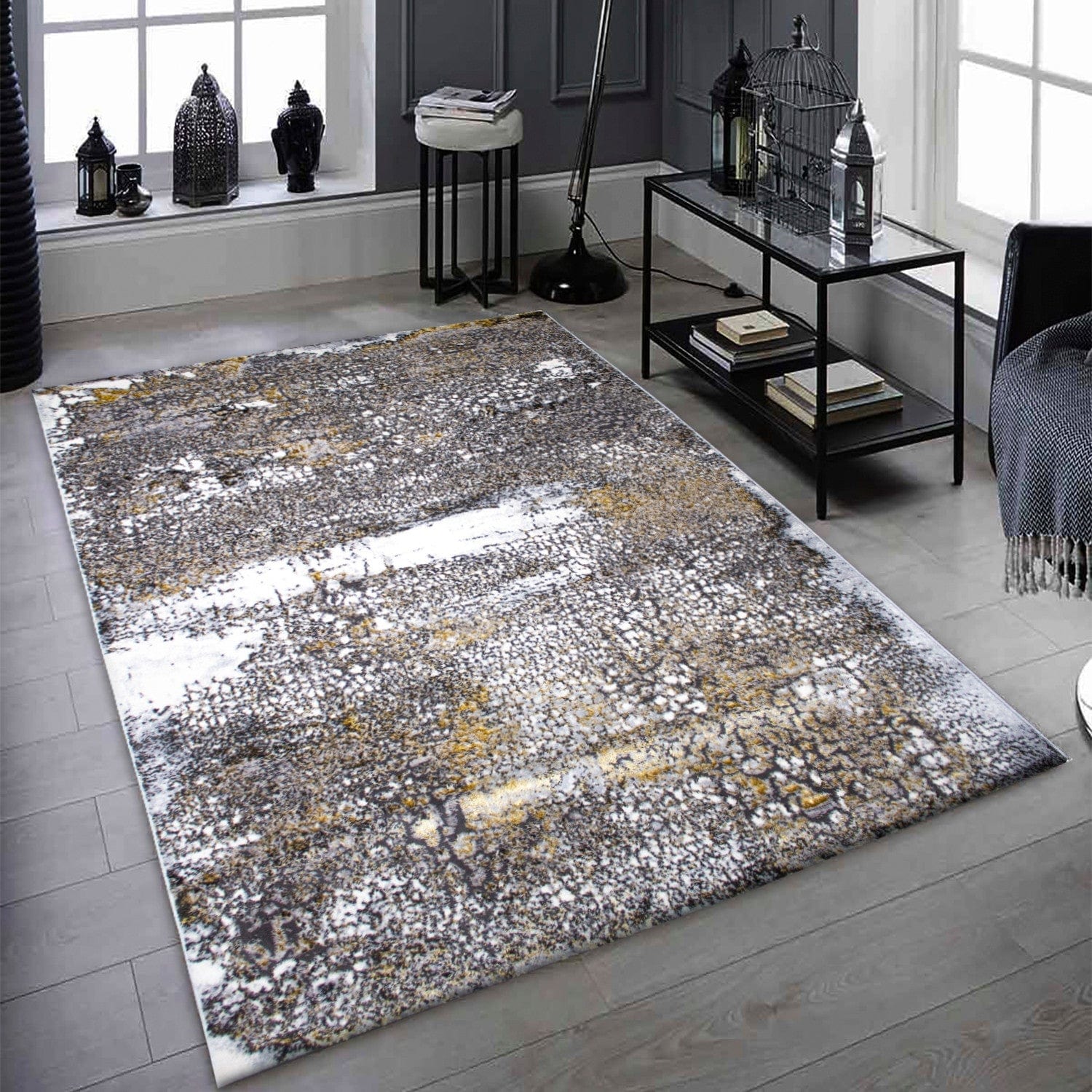 Tappeto Hazel HE318 Multicolore & ASRGRP-COVOR-HAZEL-HE318-MULTICOLOR
