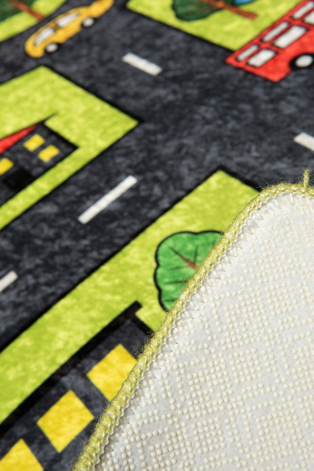 Tappeto per bambini Green City Multicolore (2)