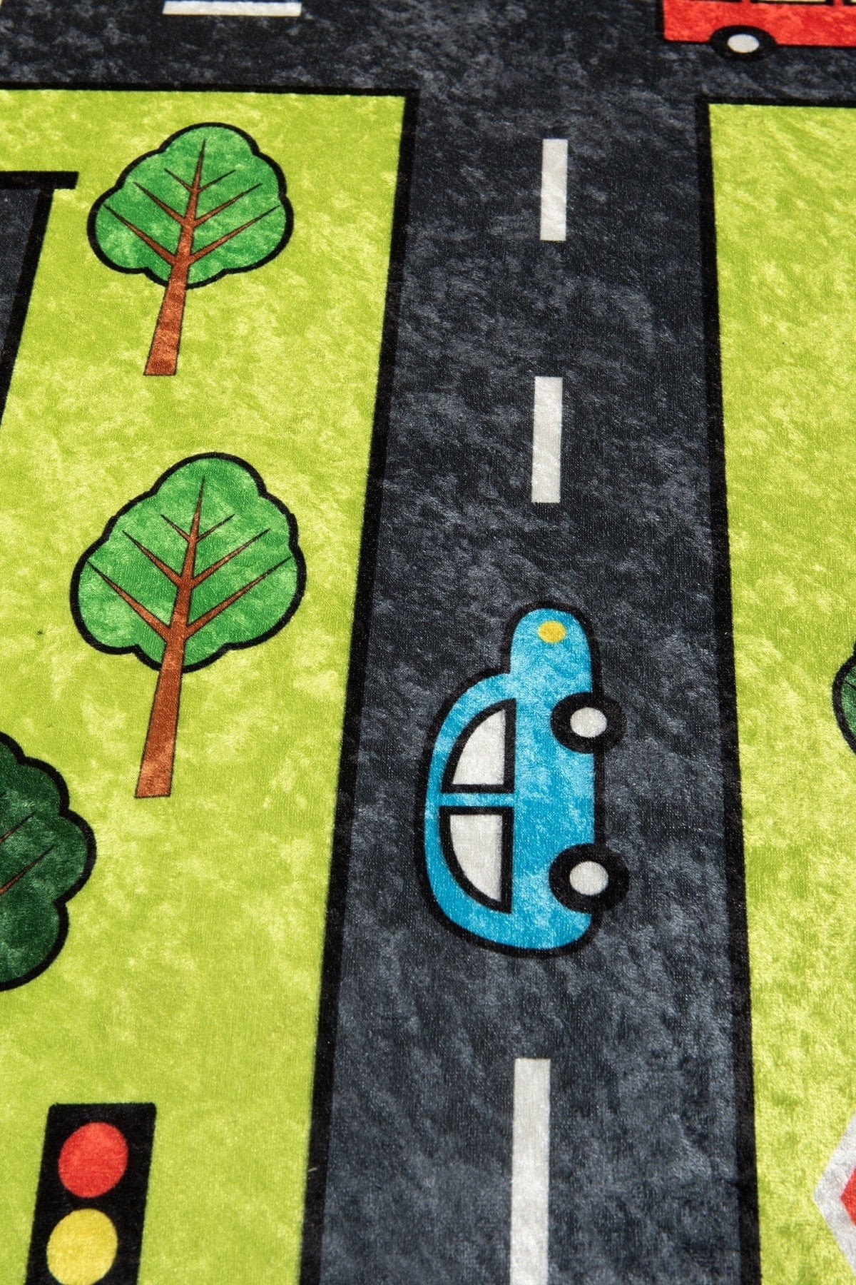 Tappeto per bambini Green City Multicolore (3)