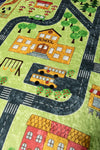 Tappeto per bambini Green Small Town Multicolore (2)